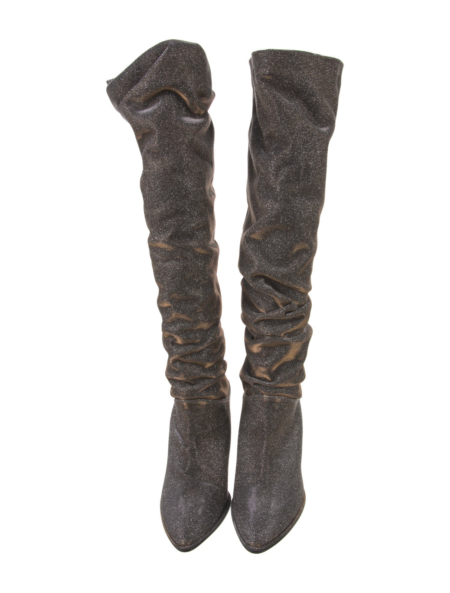Stuart Weitzman Glitter Glitter Accents Slouch Boots